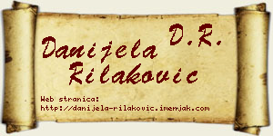 Danijela Rilaković vizit kartica